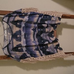 CATO Sothwest Print Top - Size 22/24W